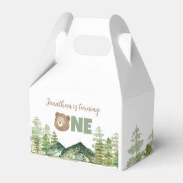 Bearly Wende One Birthday Woodland Theme Geschenkschachtel