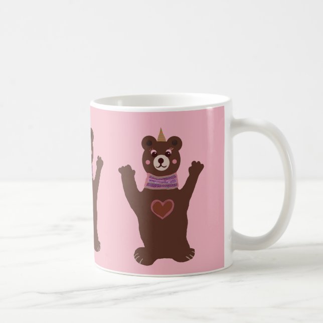 BearPink Classic-Tasse Kaffeetasse (Rechts)