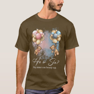 Bears Balloons Big Sister kann frühzeitig warten G T-Shirt