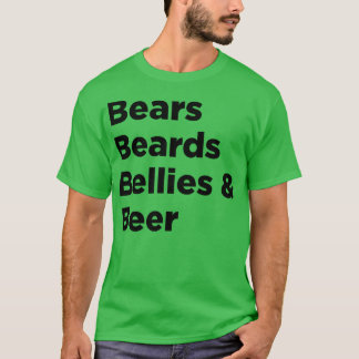 Bears Beards Bären Bären T-Shirt