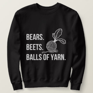 Bears Beets Balls of Yarn - Sweatshirt de base hom