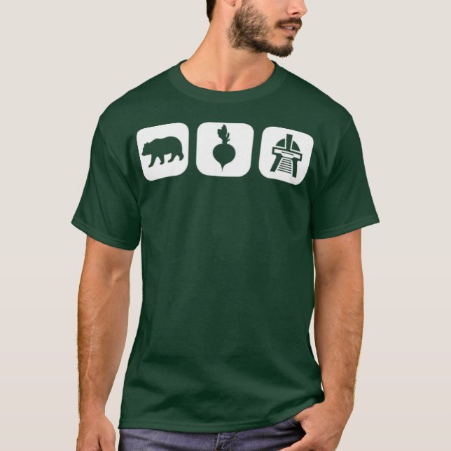 Bears Beets Battlestar Galactica v2 T-Shirt (Vorderseite)
