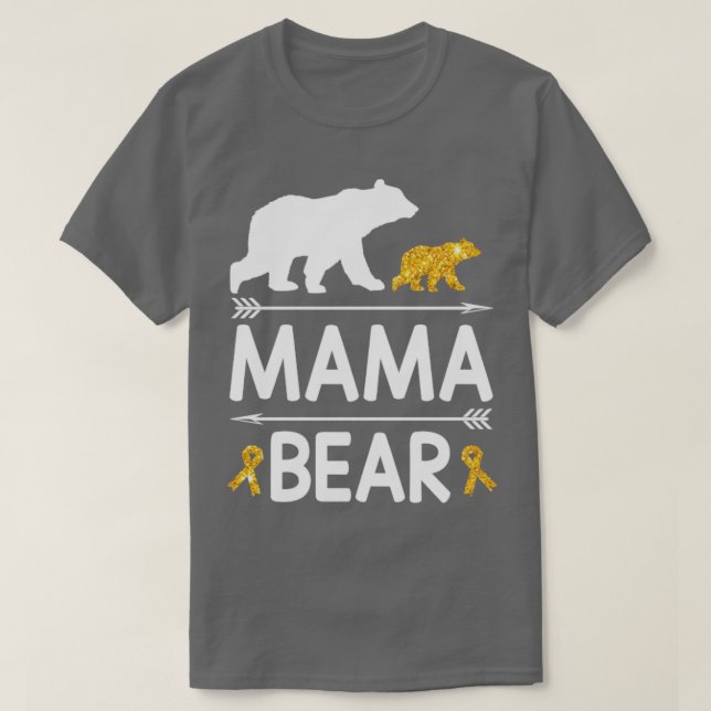 Bears, die gemeinsam Mama Mommy Son Daugh T-Shirt (Design vorne)