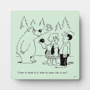 Bears Dinner Fotoplatte