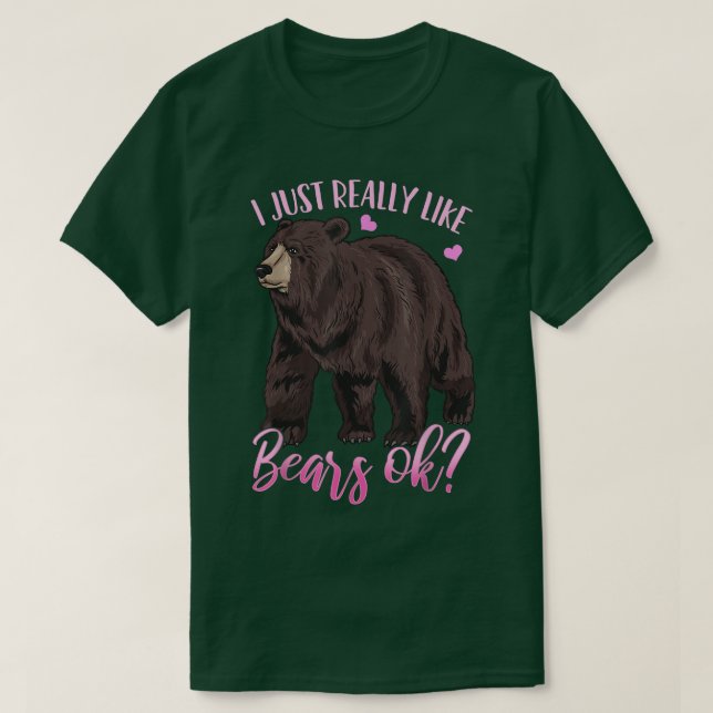 Bears Grizzly Bear T-Shirt (Design vorne)