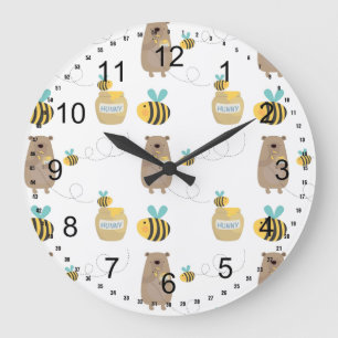 Bears Große Wanduhr