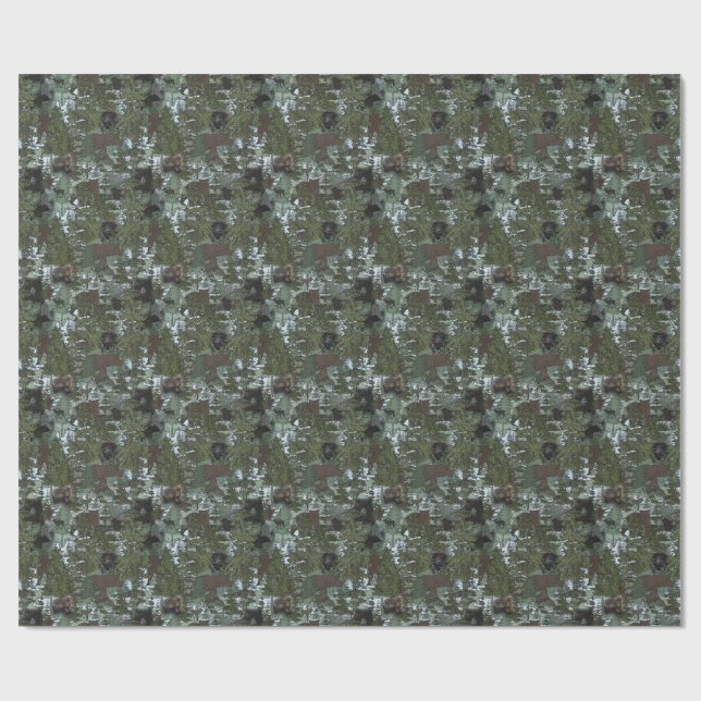 Bears in the Beautiful Woods Geschenkpapier (Flach)