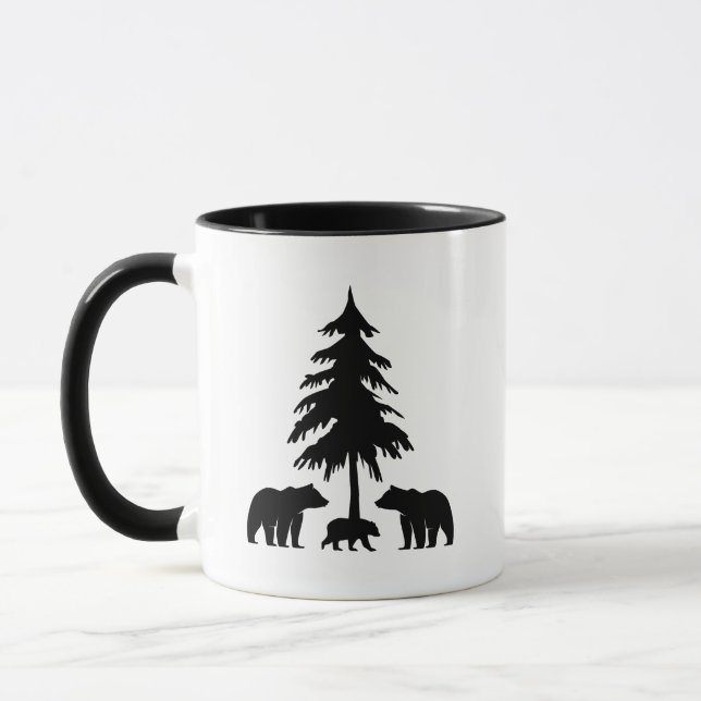 Bears in the Woods Coffee Tasse (Links)