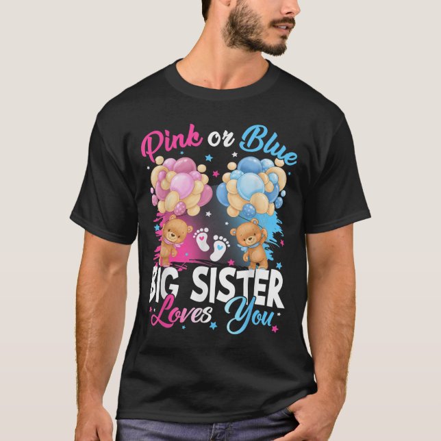 Bears NK oder Blue Big Sister Lieben, die Sie Gesc T-Shirt (Vorderseite)