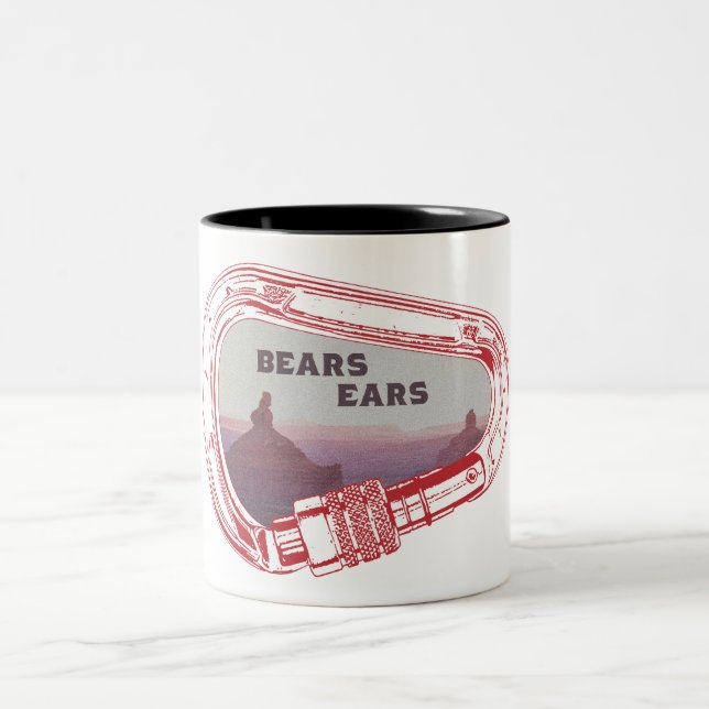 Bears Oars Klettergarten Zweifarbige Tasse (Mittel)