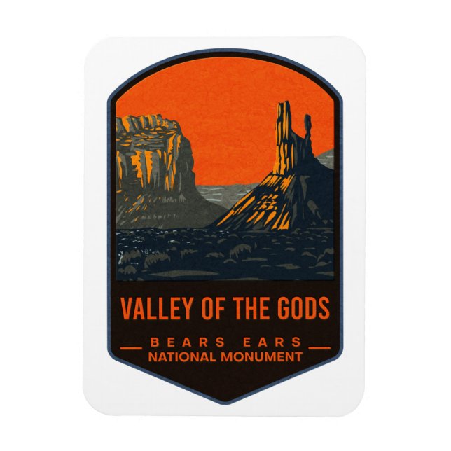 Bears Oars National Monument Magnet (Vertikal)