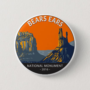Bears Oars Nationaldenkmal Utah Vintag Button