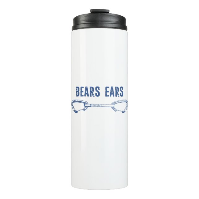 Bears Ohren Rock Klettern Schnellziehen Thermosbecher (Vorderseite)