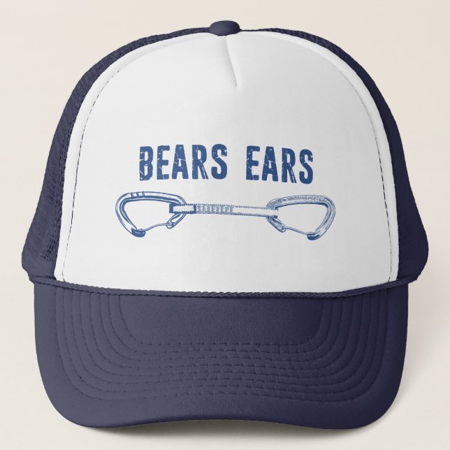Bears Ohren Rock Klettern Schnellziehen Truckerkappe (Vorderseite)
