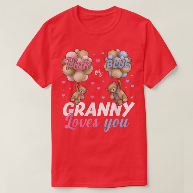 Bears Pink oder Blue Granny Lieben Sie Geschlecht  T-Shirt (Design vorne)