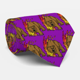 Bears Team Mascot Fußball Basketball Necktie Krawatte