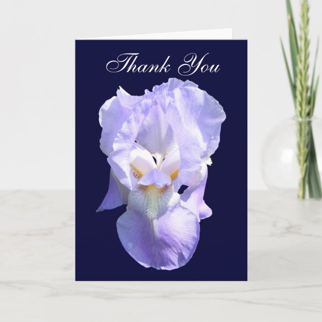 Bearted Iris ~ Karte (Vorderseite)