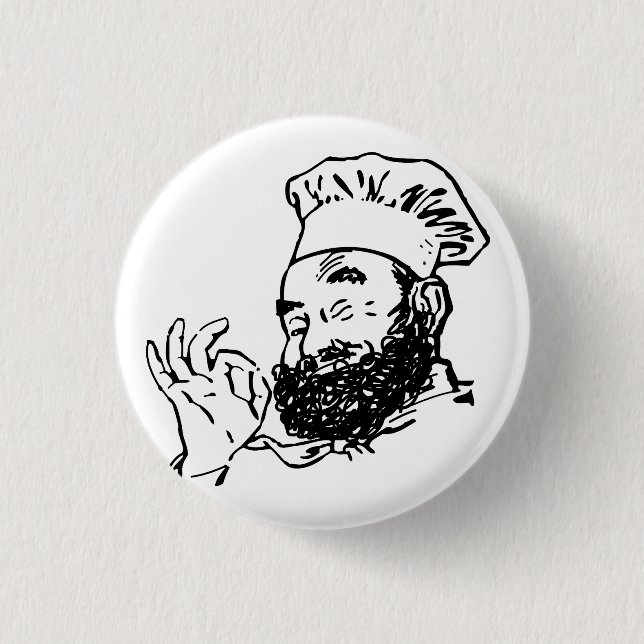 Bearter Koch genehmigt Button (Vorderseite)