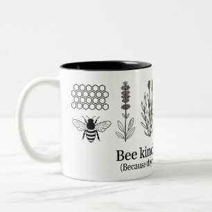 Beartige oder abschüssige Tasse Funny Bee Coffee