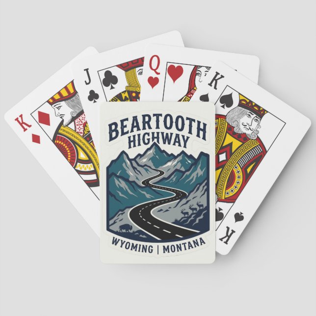 Beartooth Highway Spielkarten (Rückseite)