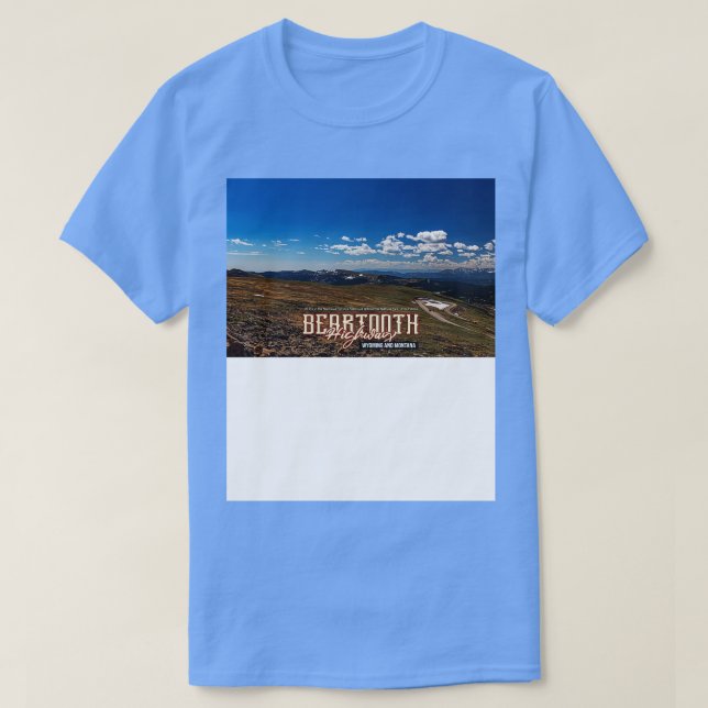 Beartooth Highway Wyoming et Montana TShirt 10 (Design devant)