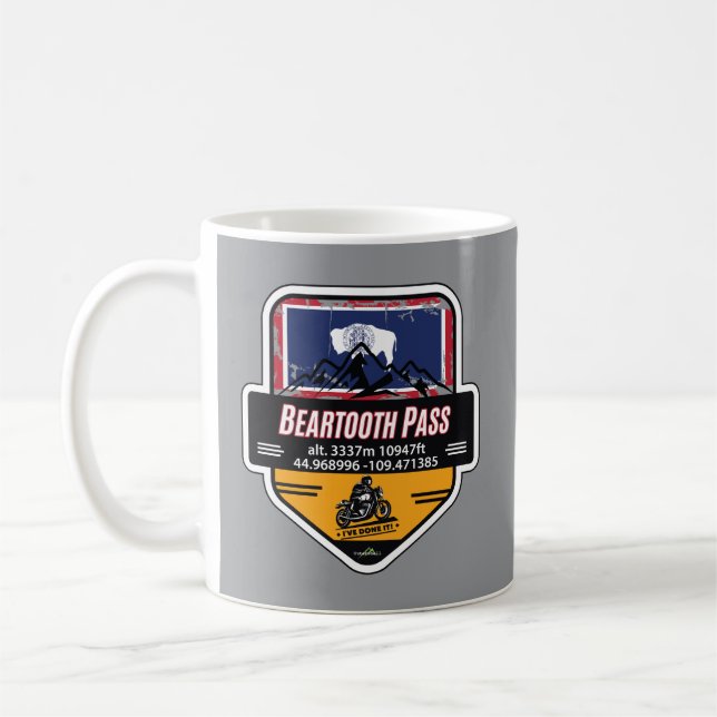 Beartooth Pass Motorrad US 212 01 Kaffeetasse (Links)
