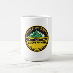 BEARTOOTH PASS NORDROTE LODGE, MT -"CIRCLE" KAFFEETASSE