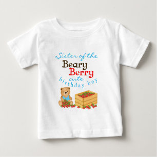 Beary Berry Süßer Würfel Strawberry Schwester Gebu Baby T-shirt
