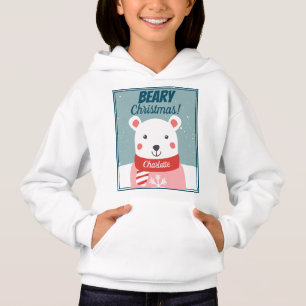Beary Christmas mignon dessin animé ours polaire a