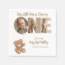 Beary First Birthday Little Bear Foto