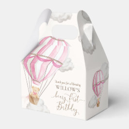 Beary First Teddy Bear Hot Air Ballon Birthday Geschenkschachtel