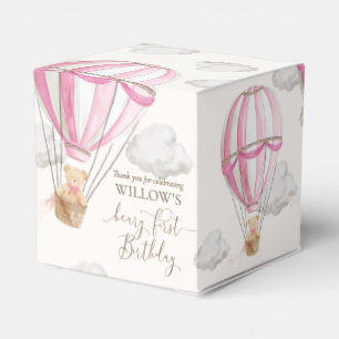 Beary First Teddy Bear Hot Air Ballon Birthday Geschenkschachtel