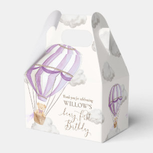 Beary First Teddy Bear Hot Air Ballon Birthday Geschenkschachtel