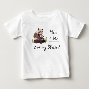 Beary Gesegnetes Panda Baby-Shirt   Passendes Mutt Baby T-shirt