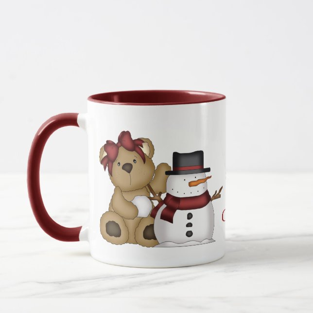 Beary Joyeux Christmas Mug (Gauche)