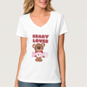 Beary Loved Bear X-O T-shirt de la Saint Valentin