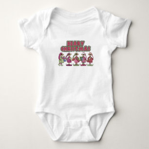 Beary Merry Christmas Baby Bodysuit Strampler