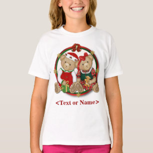 Beary Merry Christmas Circle T-Shirt