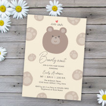 Beary Niedlich Brown Teddy Bear Cub Boy Babydusche