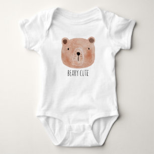 Beary Niedlicher neuer Geborener Kleinkindbär Baby Strampler