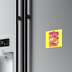 Beary Special Vater Magnet