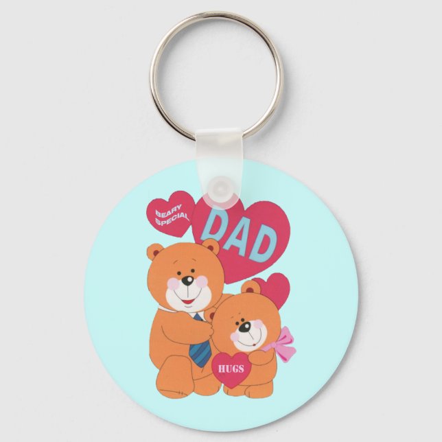 Beary Special Vater Schlüsselanhänger (Vorderseite)