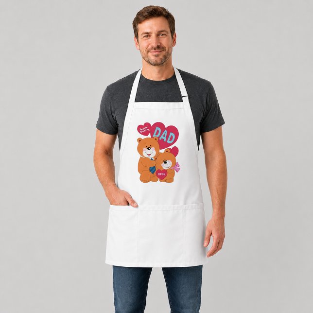 Beary Special Vater Schürze (Beary Special Dad Adult Apron)