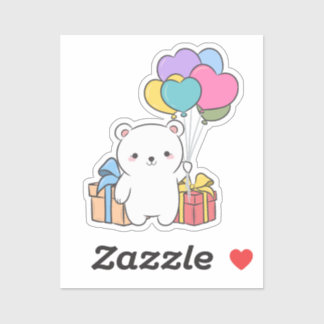 Beary Sweet Überraschung | Tragetasche Aufkleber