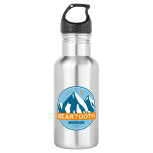 Bearzahngebirge Montana Wyoming Edelstahlflasche