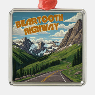 Bearzahnweg Montana Wandern Ornament Aus Metall