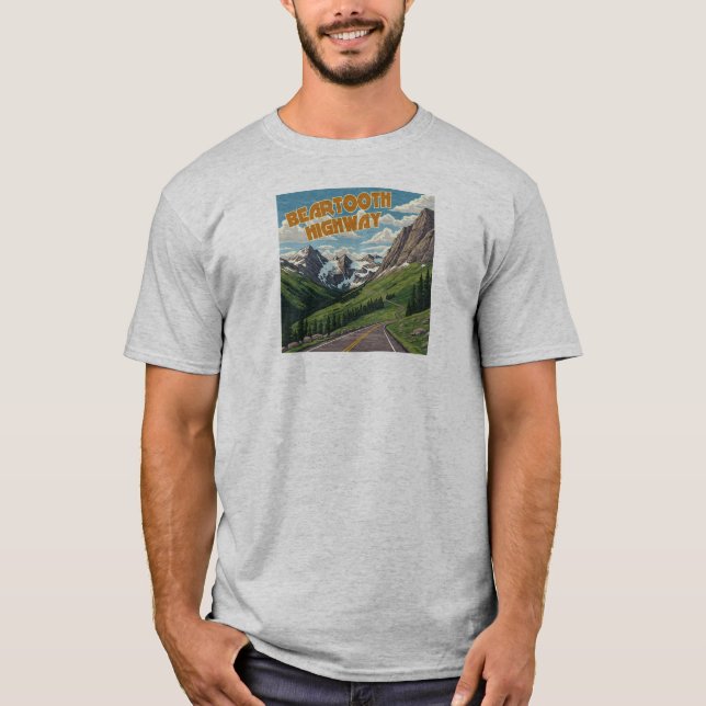 Bearzahnweg Montana Wandern T-Shirt (Vorderseite)
