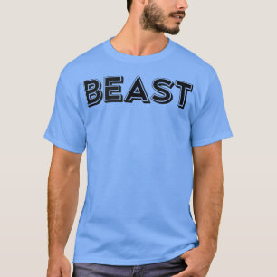 BEAST GYM Fitness Workout Bodybuilding Motivation T-Shirt