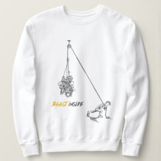 Beast Inside -Mentale Stärke und innerer Dämonensk Sweatshirt