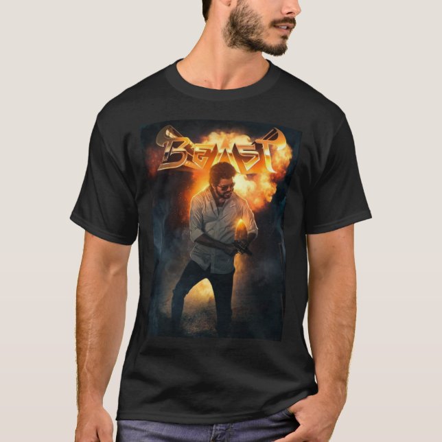 Beast Thalapathy Vijay Classic T - Shirt (Vorderseite)